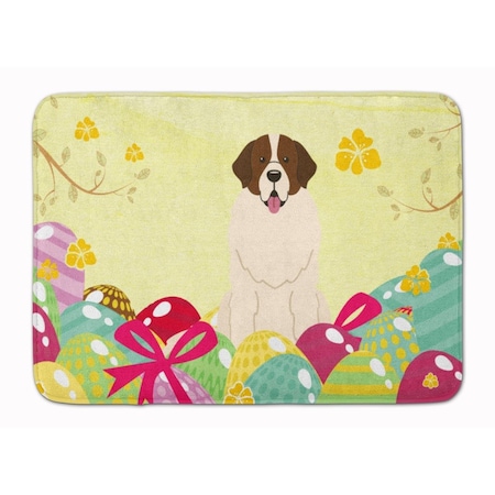 Carolines Treasures Easter Eggs Moscow Watchdog Machine Washable Memory Foam Mat BB6027RUG